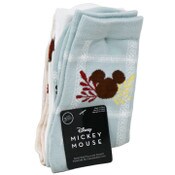Wholesale - 3pk WOMEN MICKEY MOUSE THANKFUL CREW SOCKS SIZE 9-11 C/P 60, UPC: 300702414595
